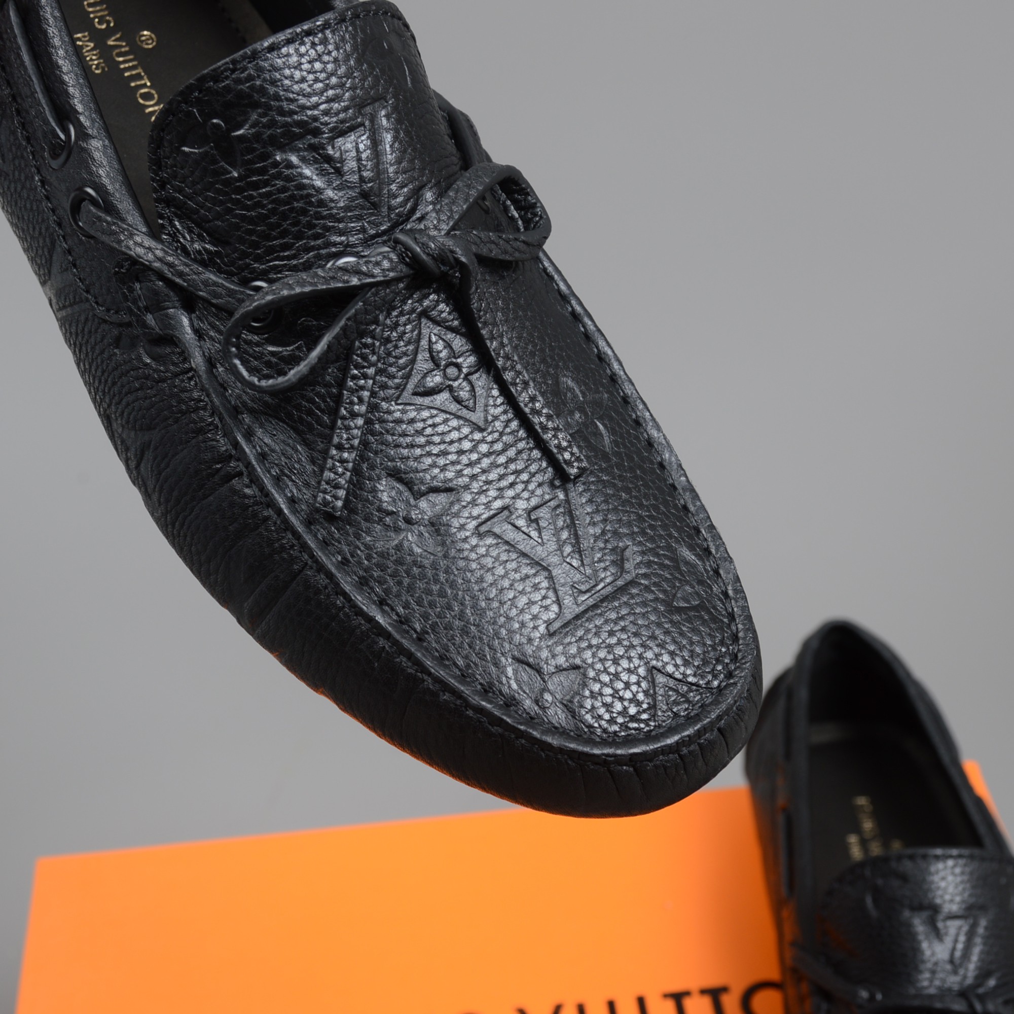 L0vis Vvtt0n Driver Moccasin Black Virgil Abloh For Men LV