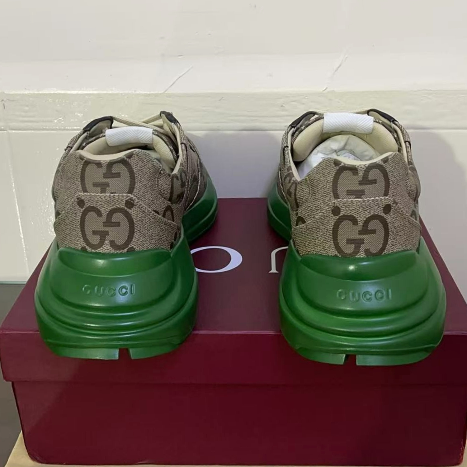 Gvc*1 GG 100 Rhyton Sneaker Green For Men