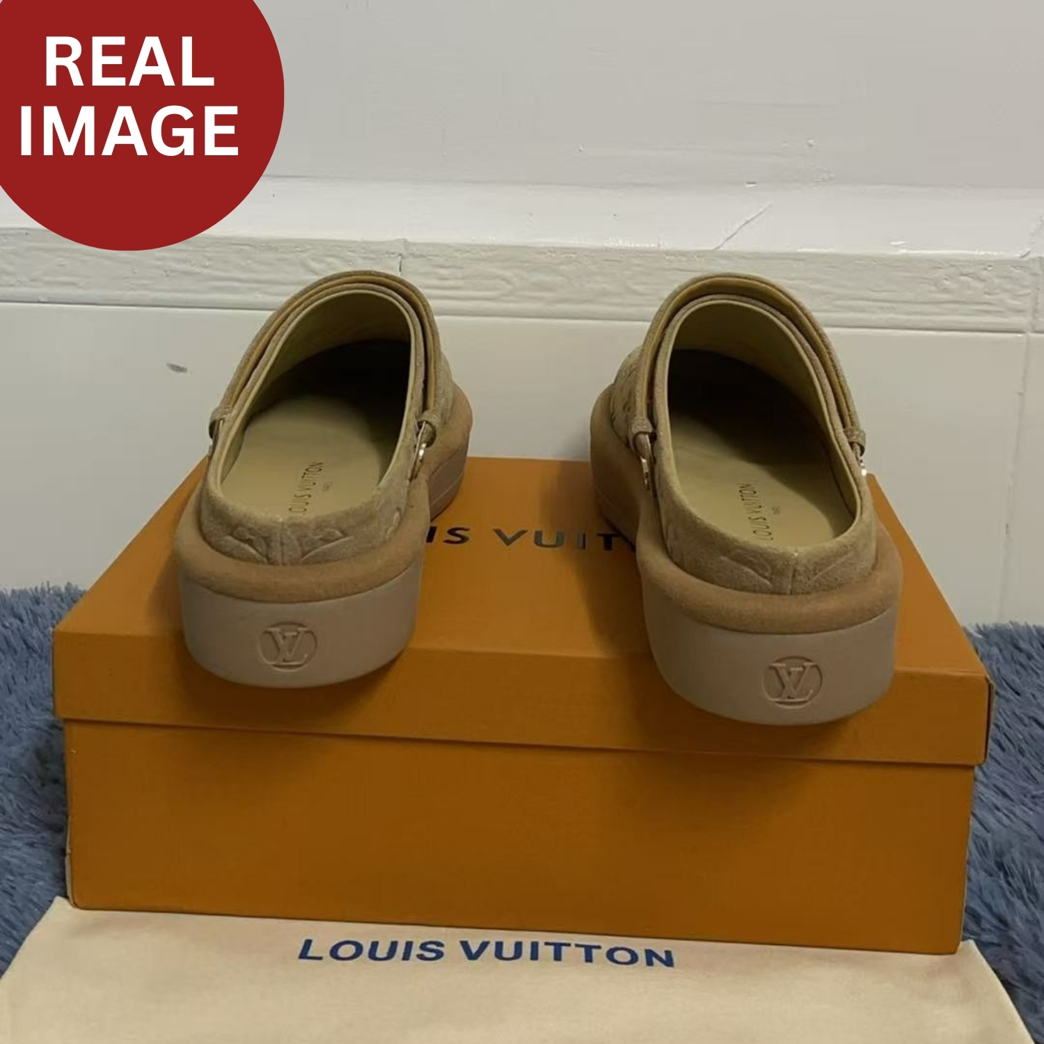 L0vis Vvtt0n Aspen Platform Clog Beige For Women