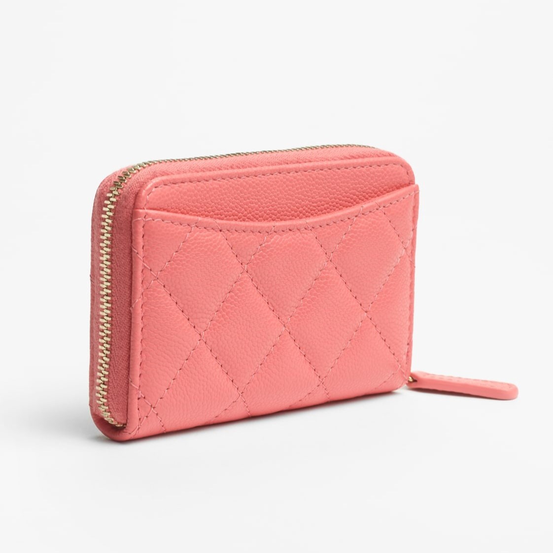 Ch**el Classic Zipped Coin Purse Pink For Women 4.3in/11cm AP0216 B10583 NZG80