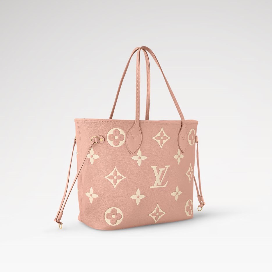L0vis Vvtt0n Neverfull MM Monogram Empreinte Pink For Women 12.2in/31cm M46329