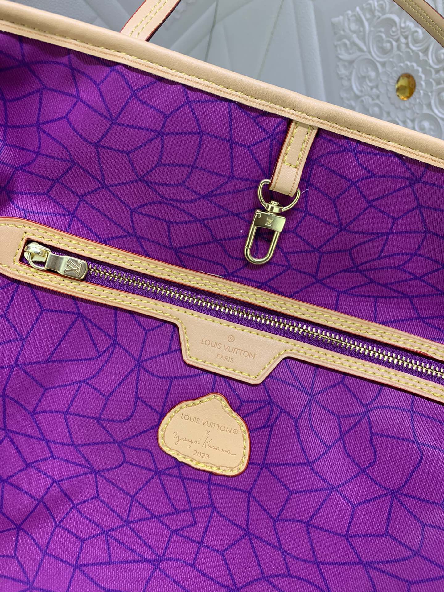 L0vis Vvtt0n LV x YK Neverfull MM Bag Brown For Women 12.2in/31cm M46468