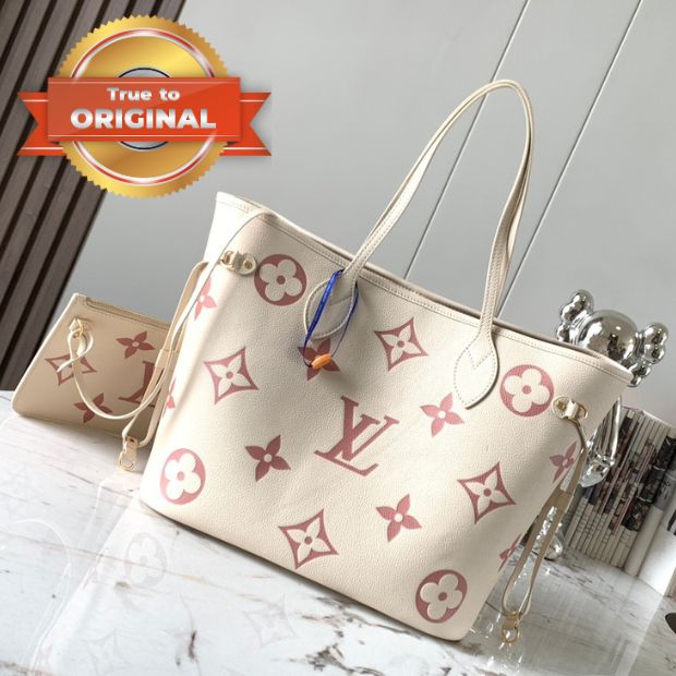 [True-to-ORIGINAL] L0vis Vvtt0n Neverfull MM Creme For Women 12.2in/31cm M21579