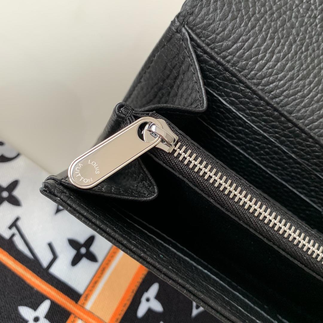 L0vis Vvtt0n Iris Wallet Monogram Canvas Black For Women, Women’s Wallet 7.48in/19cm LV M60143