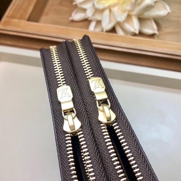 L0vis Vvtt0n Clemence Wallet Damier Ebene Canvas For Women, Women Wallet LV