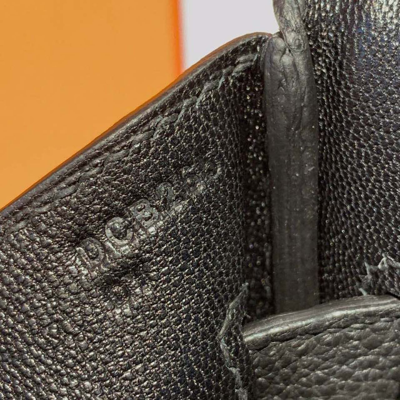 H**me5 Birkin Bag 30cm Gold Hardware Togo Leather Semi Handstitched  Noir CK89