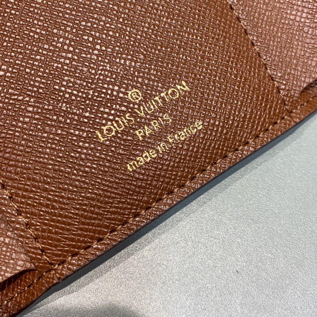 L0vis Vvtt0n Victorine Wallet Monogram Canvas Brown For Women, Women’s Wallet 4.7in/12cm LV