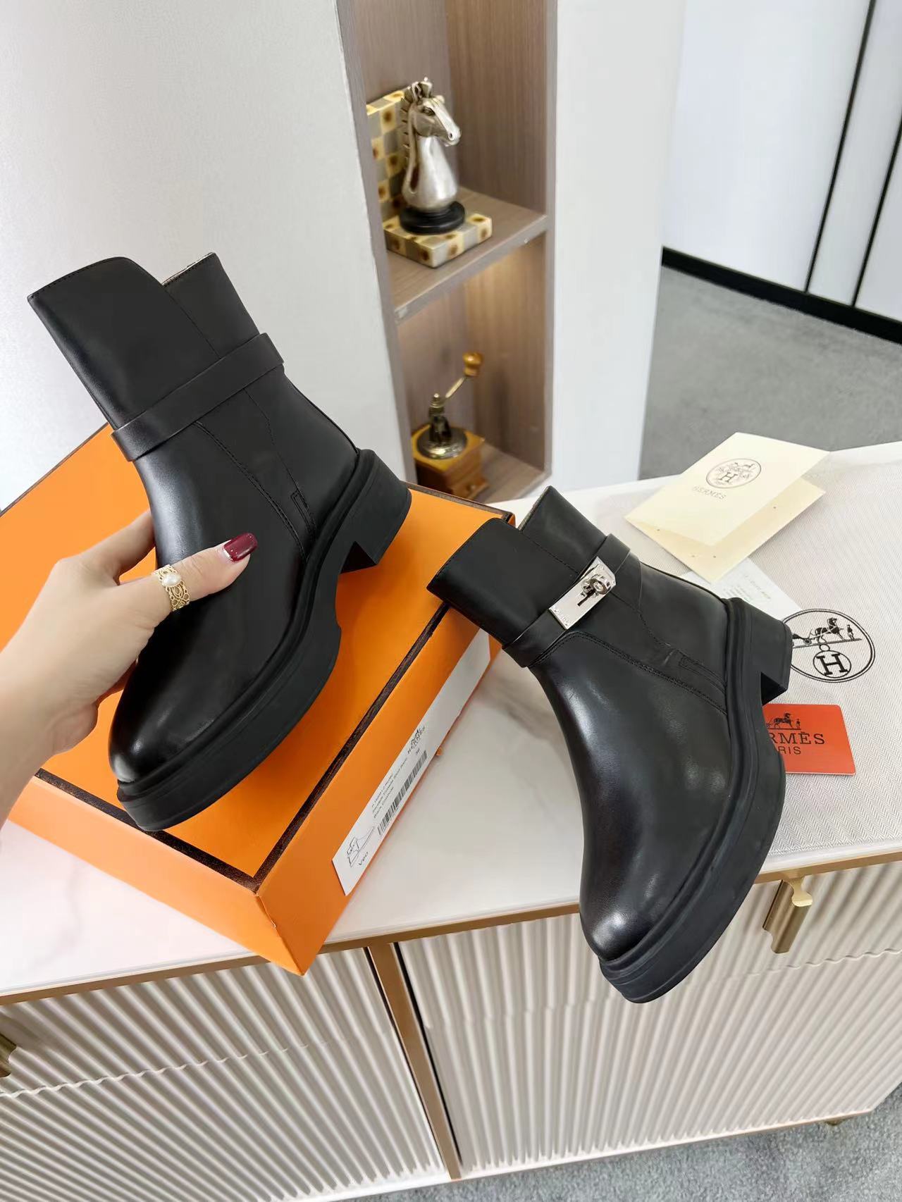 H**me5 Veo Ankle Boots Black For Women, Women’s Shoes H221827ZH01435