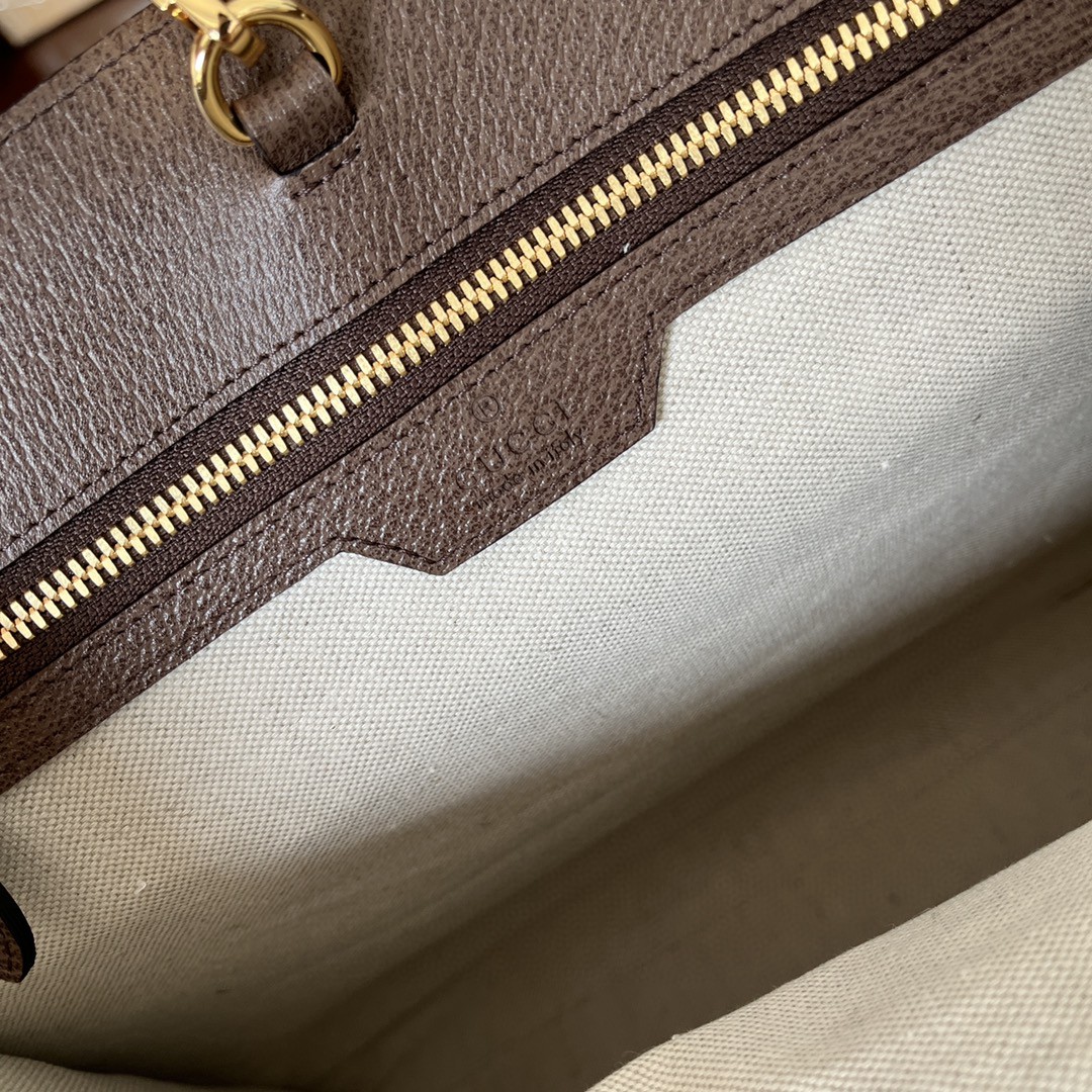 Gvc*1 Tote Bag With Jumbo Camel And Ebony Jumbo GG Canvas For Women 14.6in/37cm 678839 UKMDG 2570