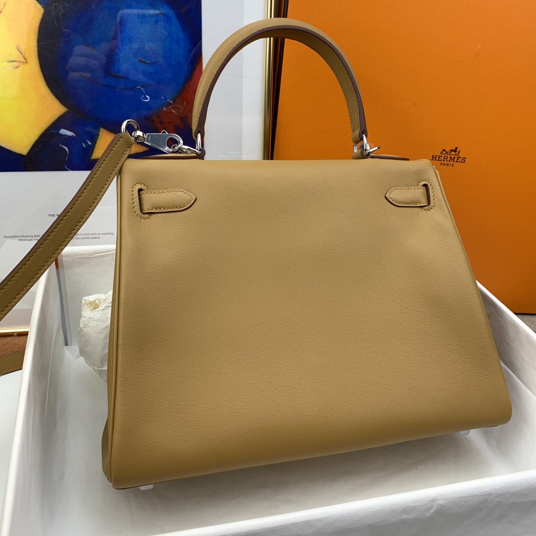 H**me5 Kelly 28 Evercolor Gold Bag For Women, Women’s Handbags, Shoulder Bags 11in/28cm