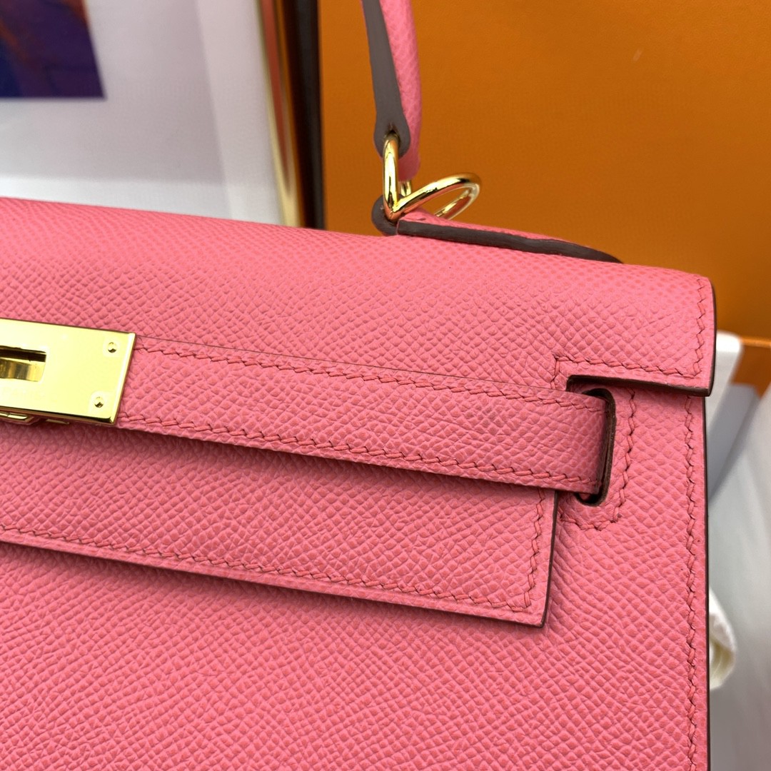 H**me5 Kelly 28 Sellier Epsom Pink Bag For Women, Women’s Handbags, Shoulder Bags 11in/28cm
