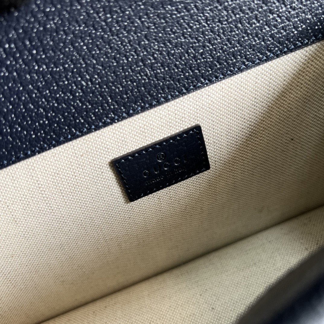 Gvc*1 Dionysus Small GG Shoulder Bag Beige And Blue GG Svp*me Canvas For Women 10in/25cm 499623 K9GSN 4075