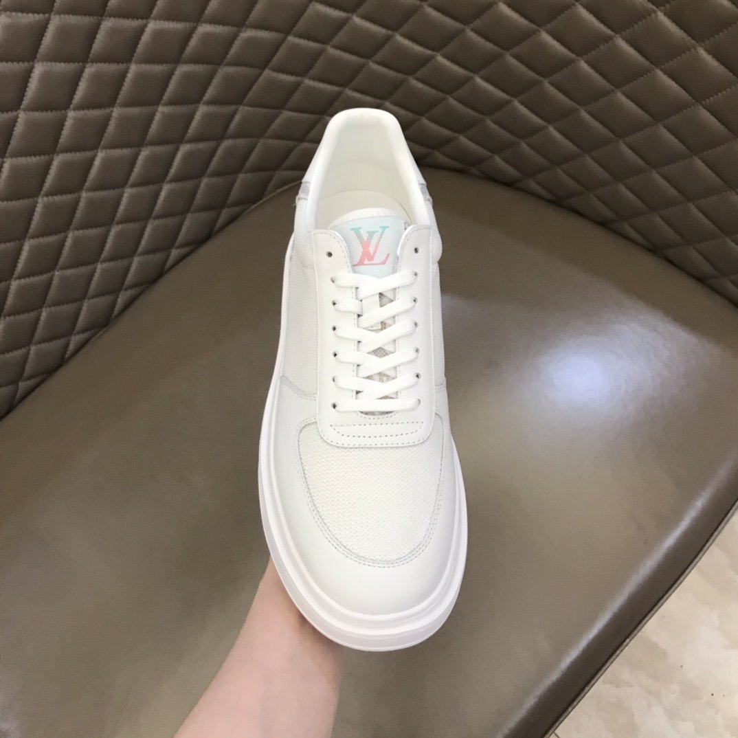 L0vis Vvtt0n Rivoli Sneaker Monogram Metallic Canvas White For Men LV