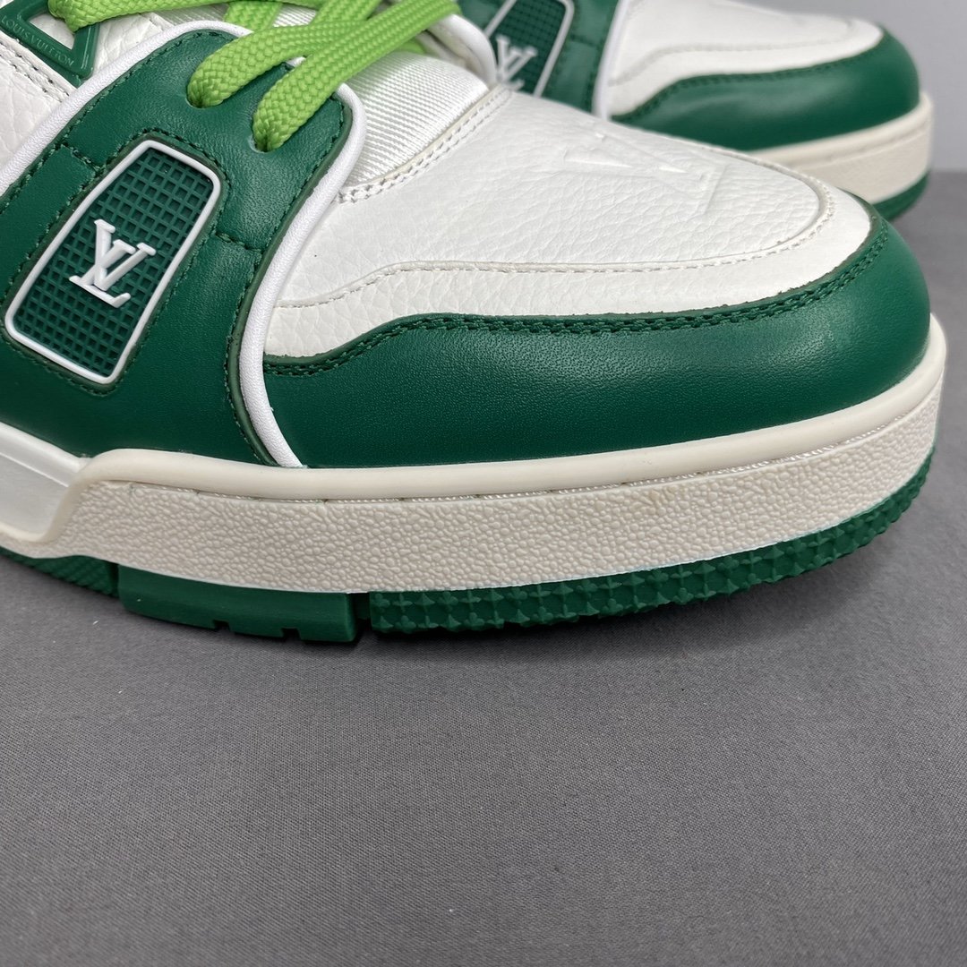 L0vis Vvtt0n Trainer Sneaker Mix Of Materials White/Green Virgil Abloh For Men LV 1A9VNK