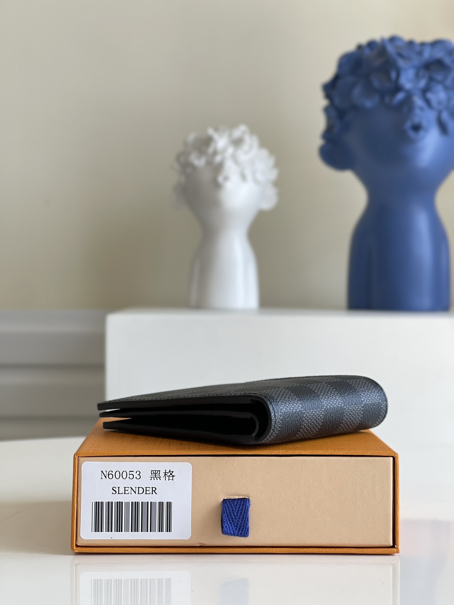 L0vis Vvtt0n Amerigo Wallet Damier Graphite For Men, Men’s Wallet 4.7in/11.5cm LV N60053