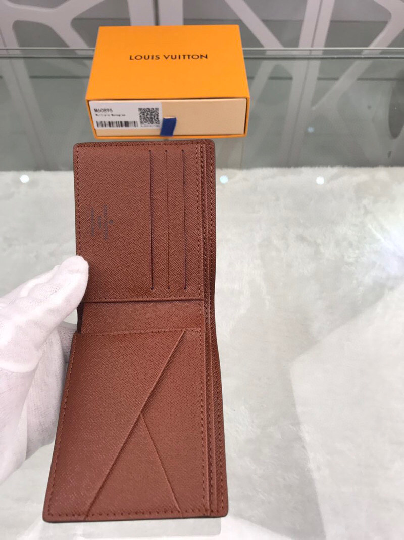 L0vis Vvtt0n Multiple Wallet Monogram Canvas For Men, Men’s Wallet 4.5in/11.5cm LV M60895