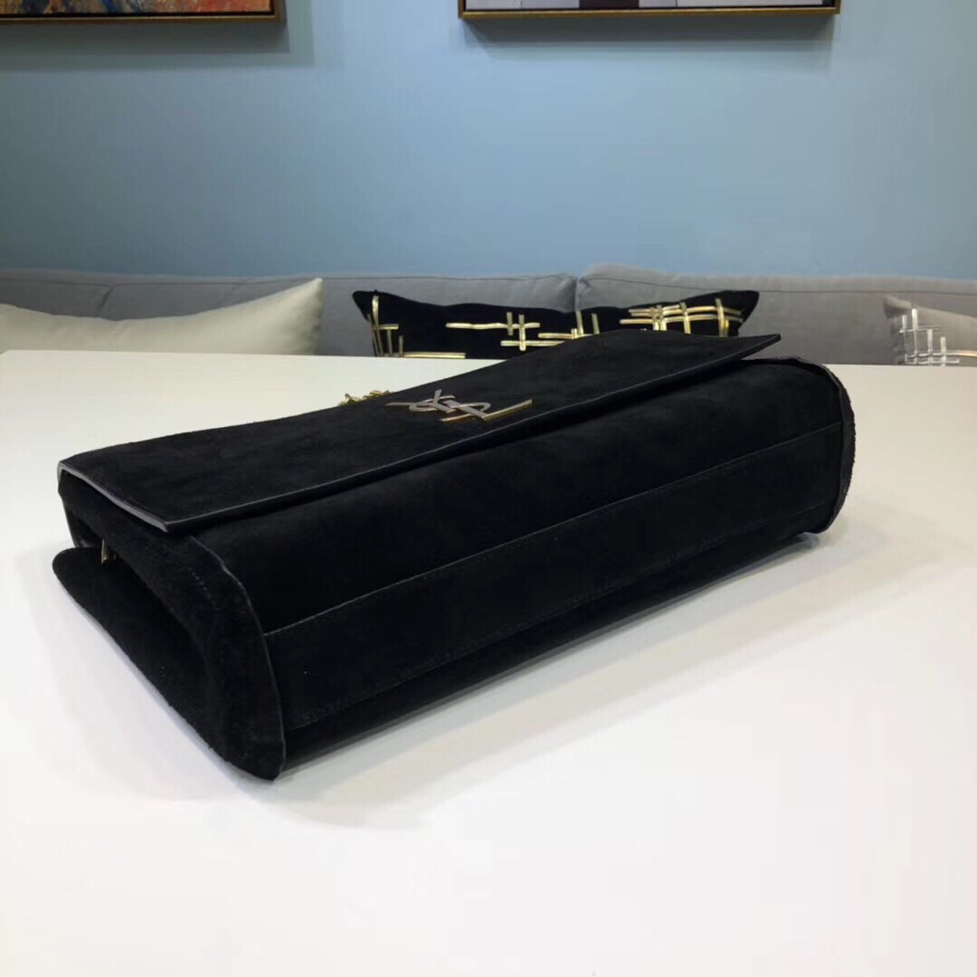 Sa1nt Lau*nt Kate Medium Reversible Chain Bag Black For Women 28.5in/11.2cm Y51 5538040UD7W1000