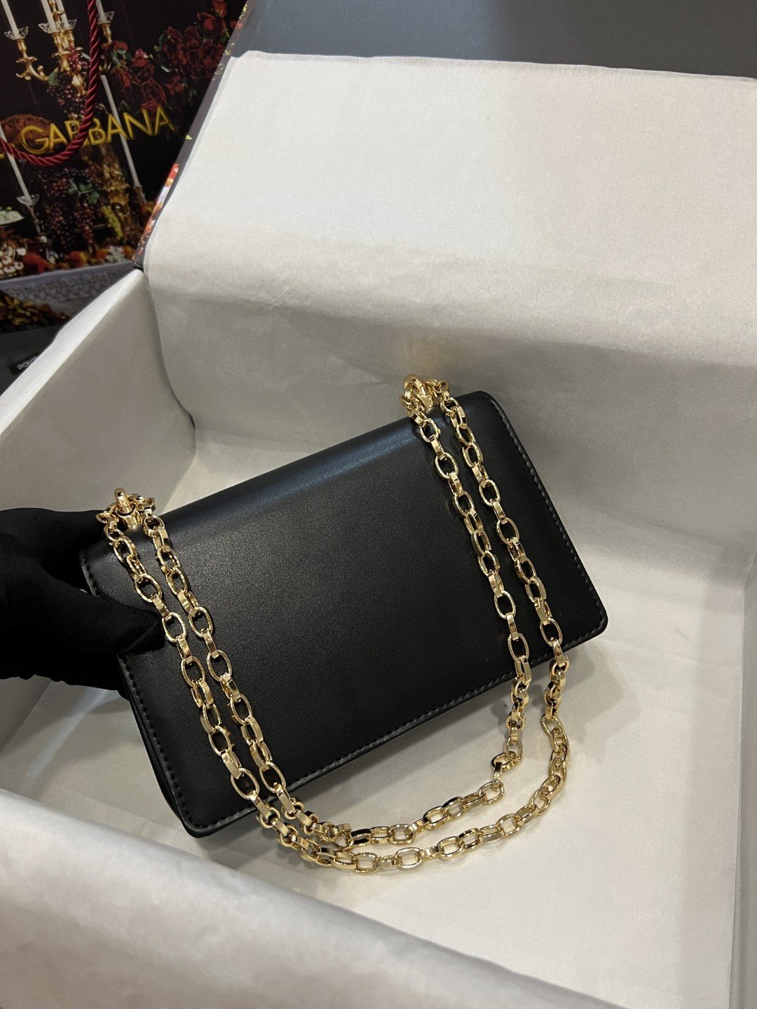 Dolce & Gabbana Nappa DG Girls Shoulder Bag Black For Women 8.3in/21cm DG BB6498AZ80180999