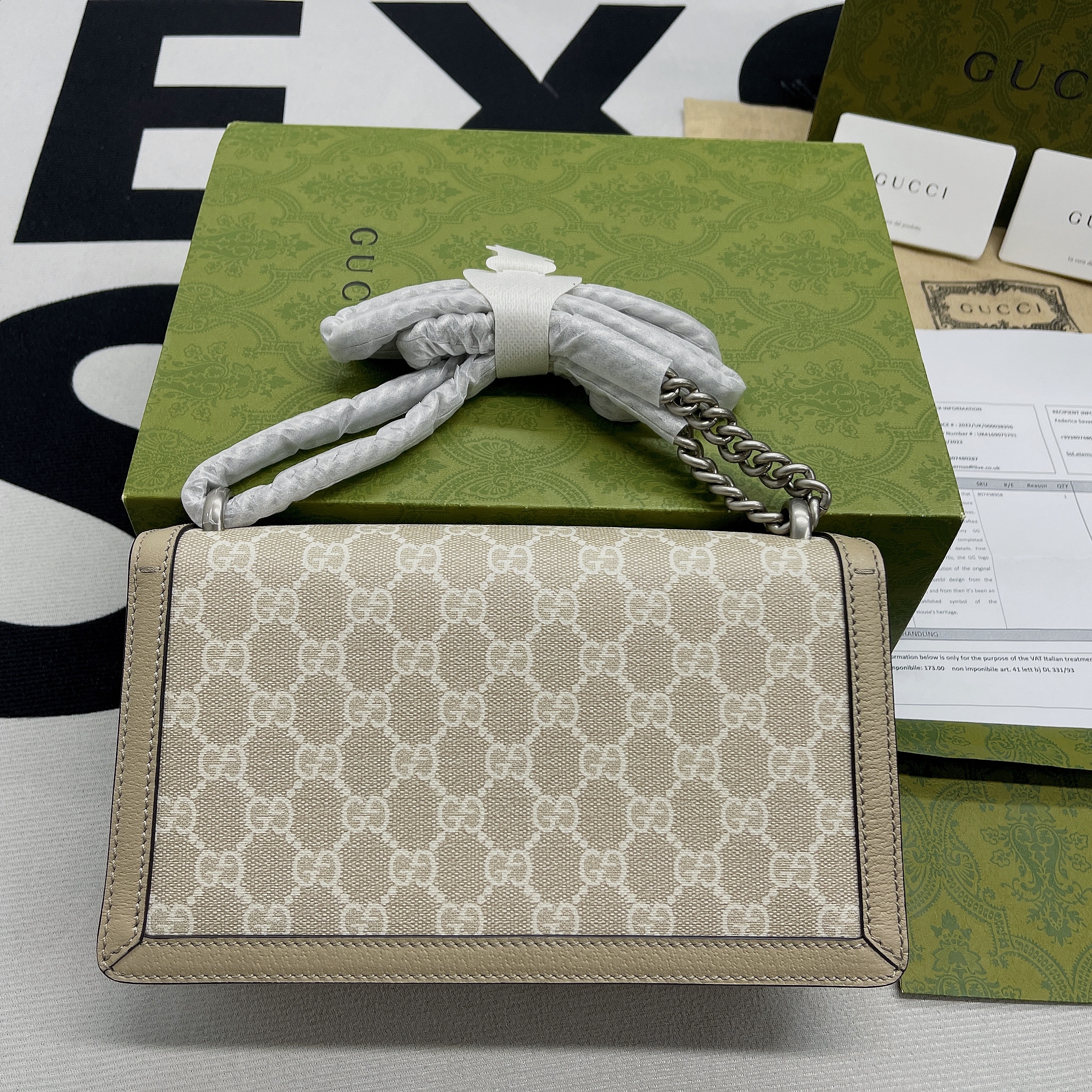 Gvc*1 Dionysus Small GG Bag Beige For Women, Women’s Bags 10in/25cm GG 499623 UULBN 9683