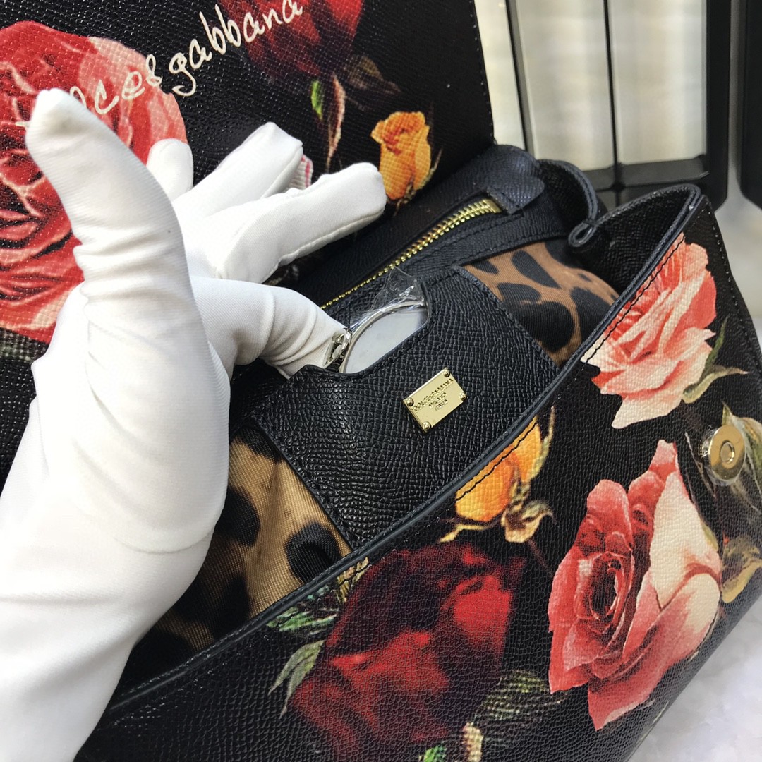 Dolce & Gabbana Medium Sicily Handbag Inoriginal Spring Texture Muticolour For Women 10.2in/26cm DG