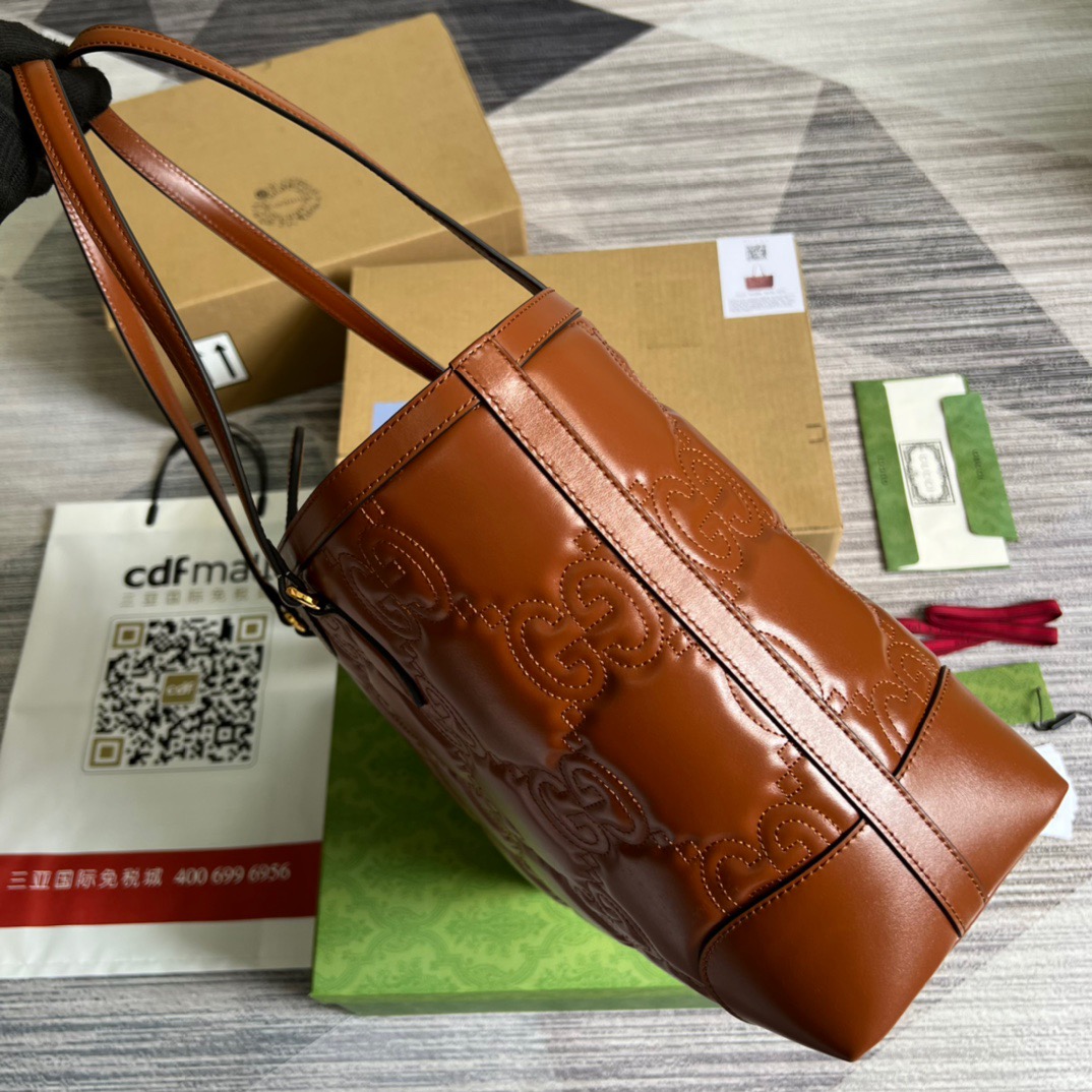 Gvc*1 GG Medium Tote Brown For Women, Women’s Bags 15in/38cm GG 631685 UM8IG 2546