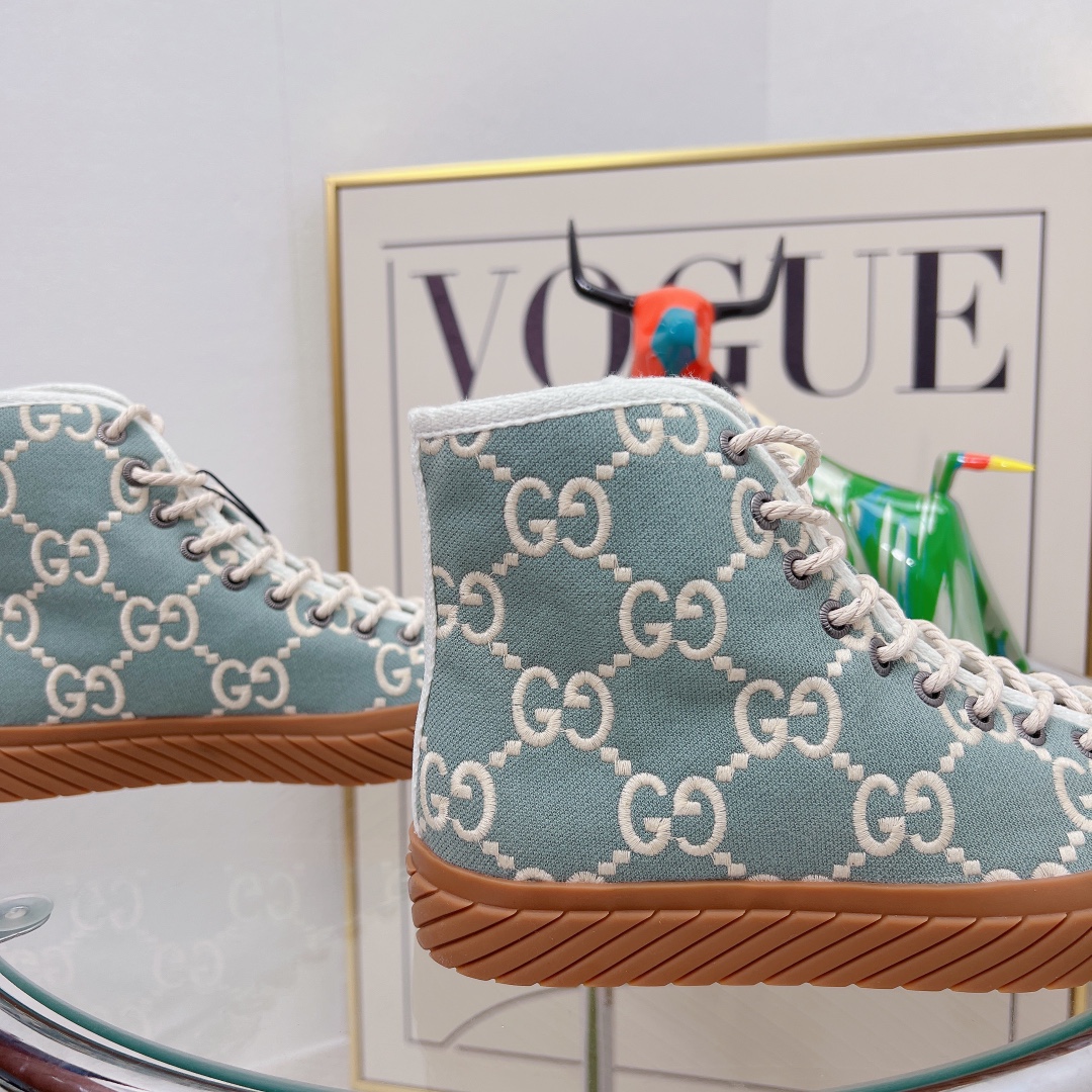 Gvc*1 Women’s High-Top Maxi GG Sneaker Grey For Women GG