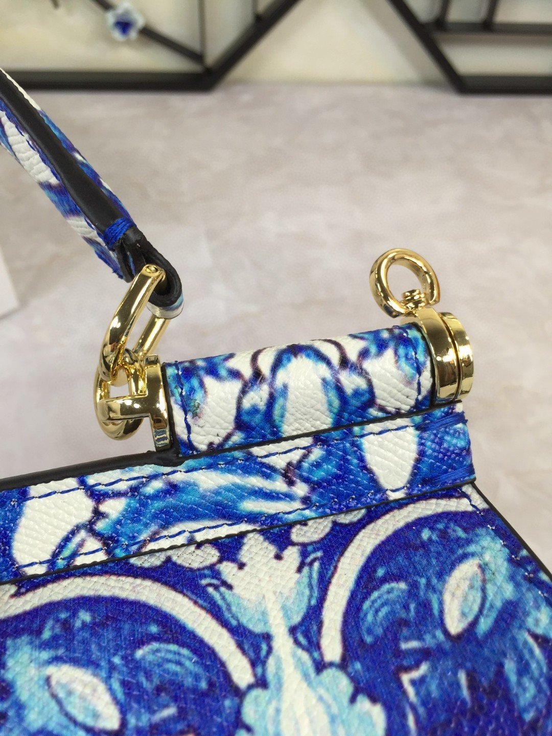 Dolce & Gabbana Medium Sicily Handbag In Dauphine Muticolour For Women 10.2in/26cm DG