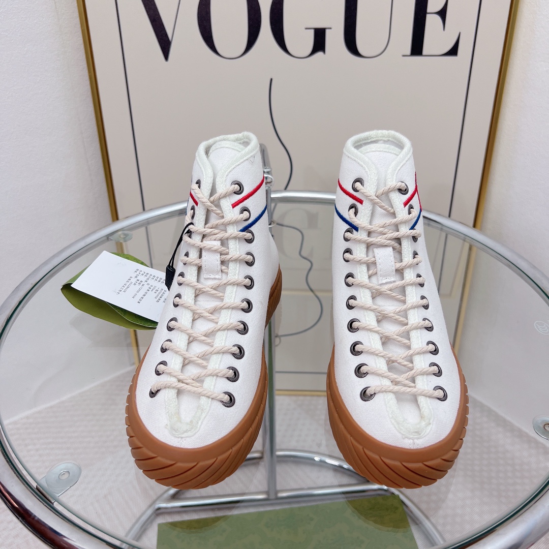 Gvc*1 Women’s Interlocking G High-Top Sneaker White For Women GG