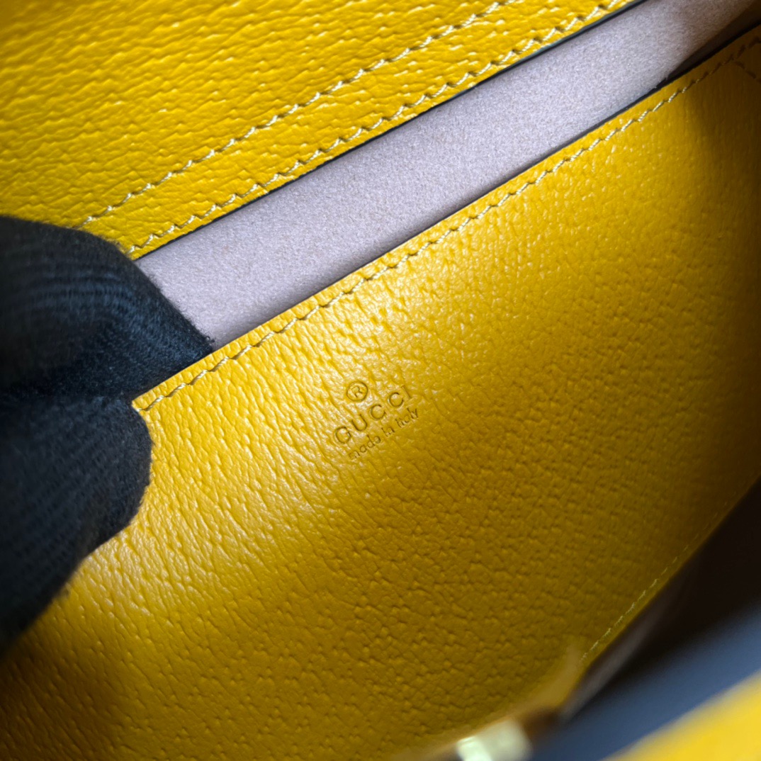 Gvc*1 Diana Medium Tote Bag Yellow For Women, Women’s Bags 11in/27cm GG ‎