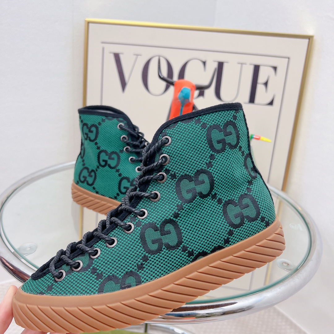 Gvc*1 Women’s High-Top Maxi GG Sneaker Grey For Women GG