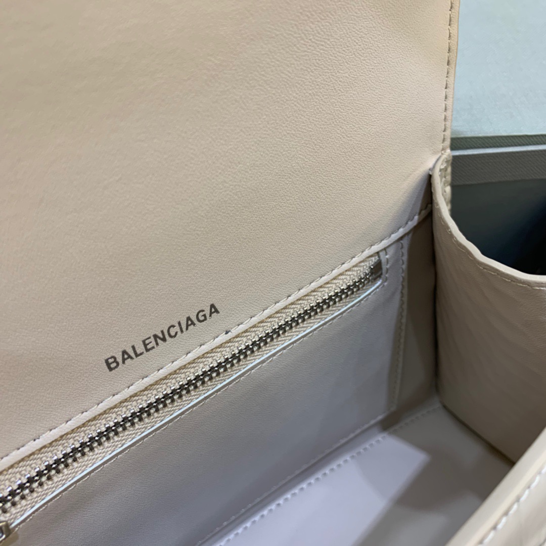 Ba1en*iaga Hourglass Small Handbag In Beige, For Women, Women’s Bags 9in/23cm