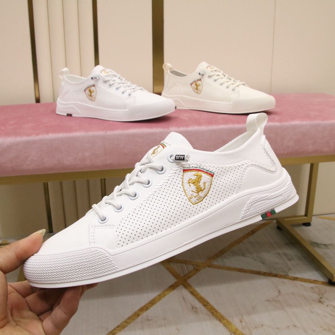 Gvc*1 Ferrari Men’s Sneaker Loafer White For Men