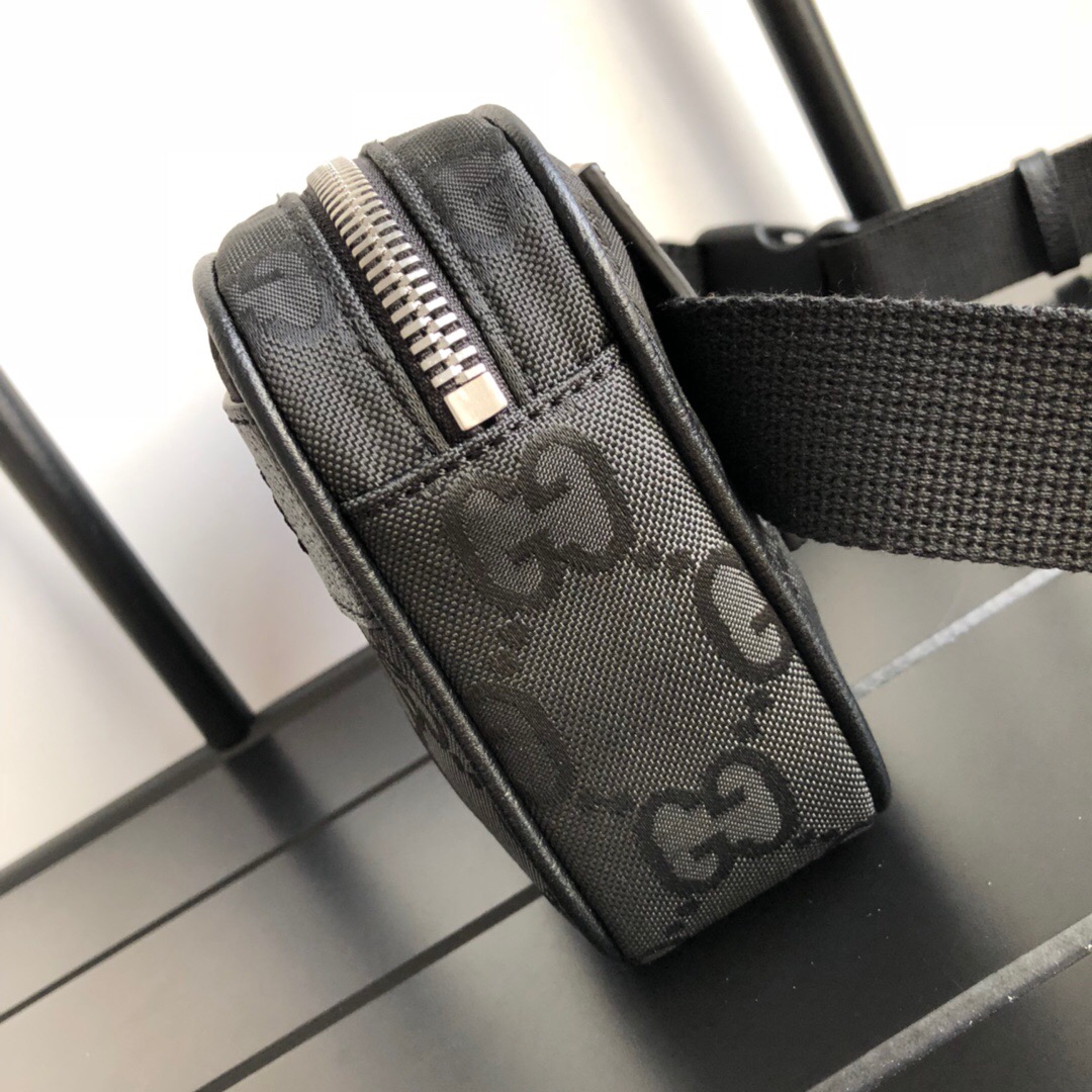 Gvc*1 Gvc*1 Off The Grid Belt Bag Black GG ECONYL® For Men  9.5in/24cm GG 631341 H9HBN 1000