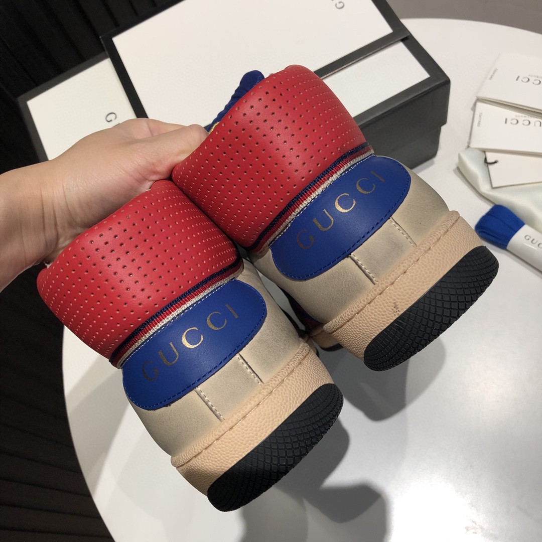 Gvc*1 Men’s Screener High-Top White Red Blue For Men 5637309