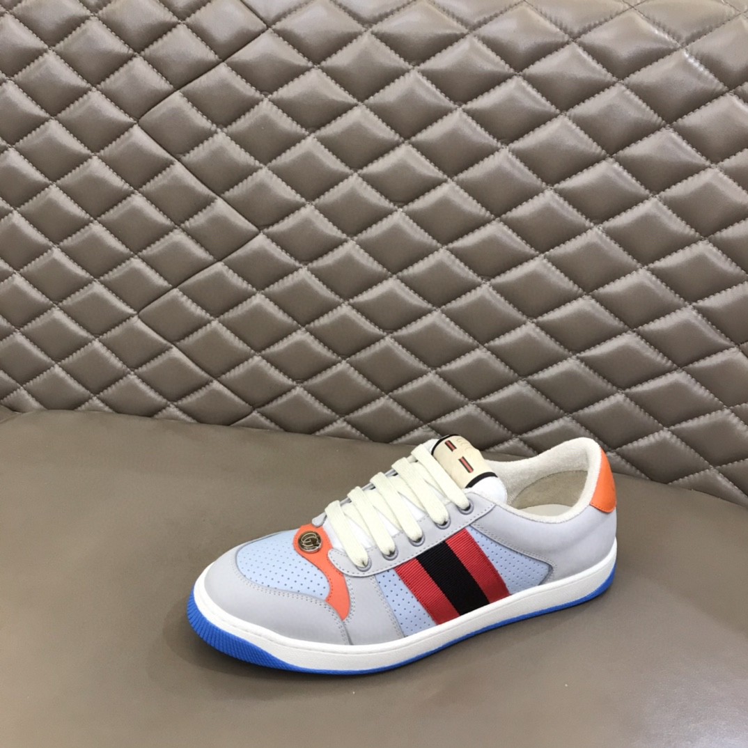 Gvc*1 Gray Screener Sneakers For Women GG Shoes 708296 0YIA0