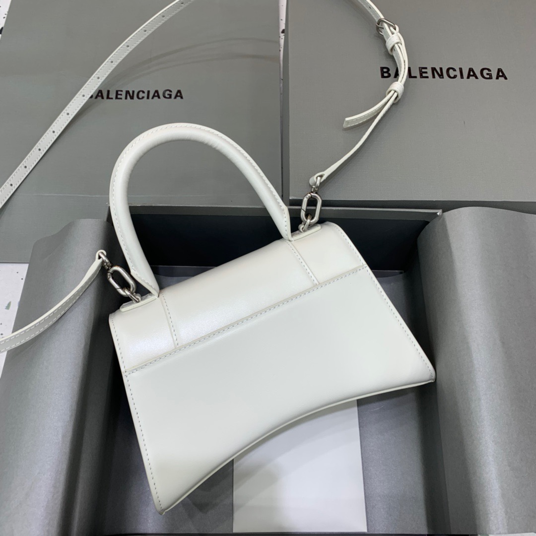 Ba1en*iaga Hourglass Small Handbag In White, For Women, Women’s Bags 9in/23cm 5928331QJ4Y9028