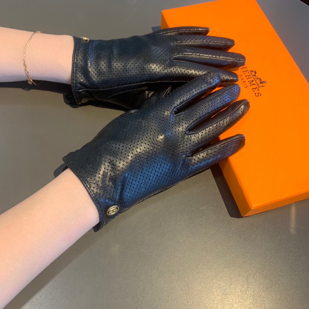 H**me5 Soya Gloves In Black