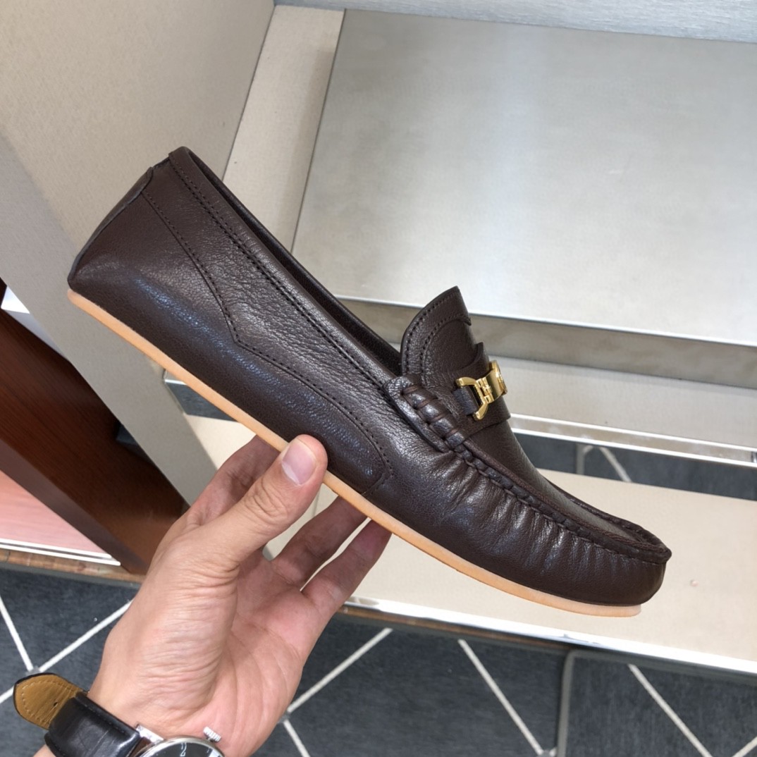 Gvc*1 Men’s Loafer With Interlocking G Horsebit Dark Brown For Men ‎655519 1XO00