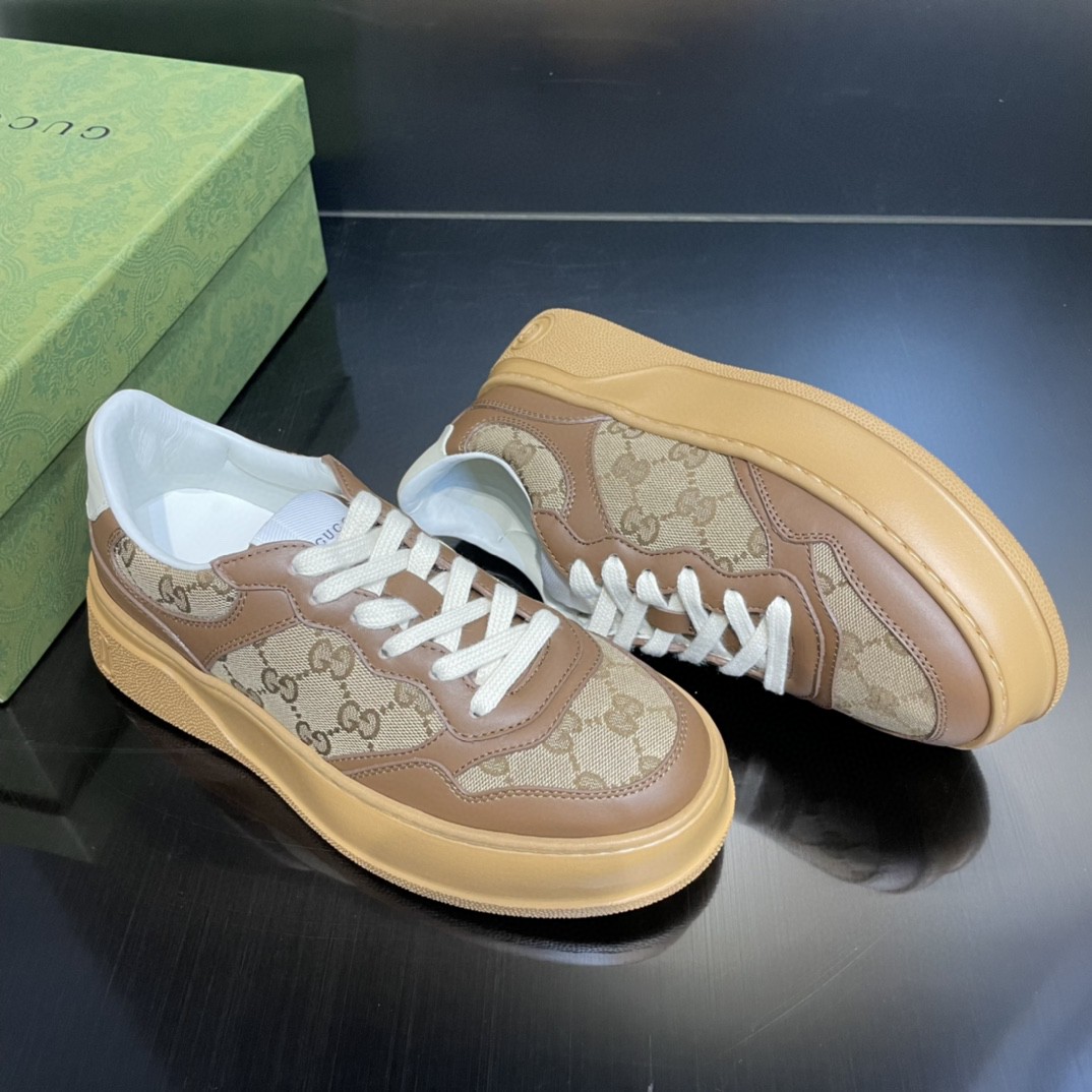 Gvc*1 Men’s GG Sneaker Brown And Beige For Men 676092 UPG20 2866