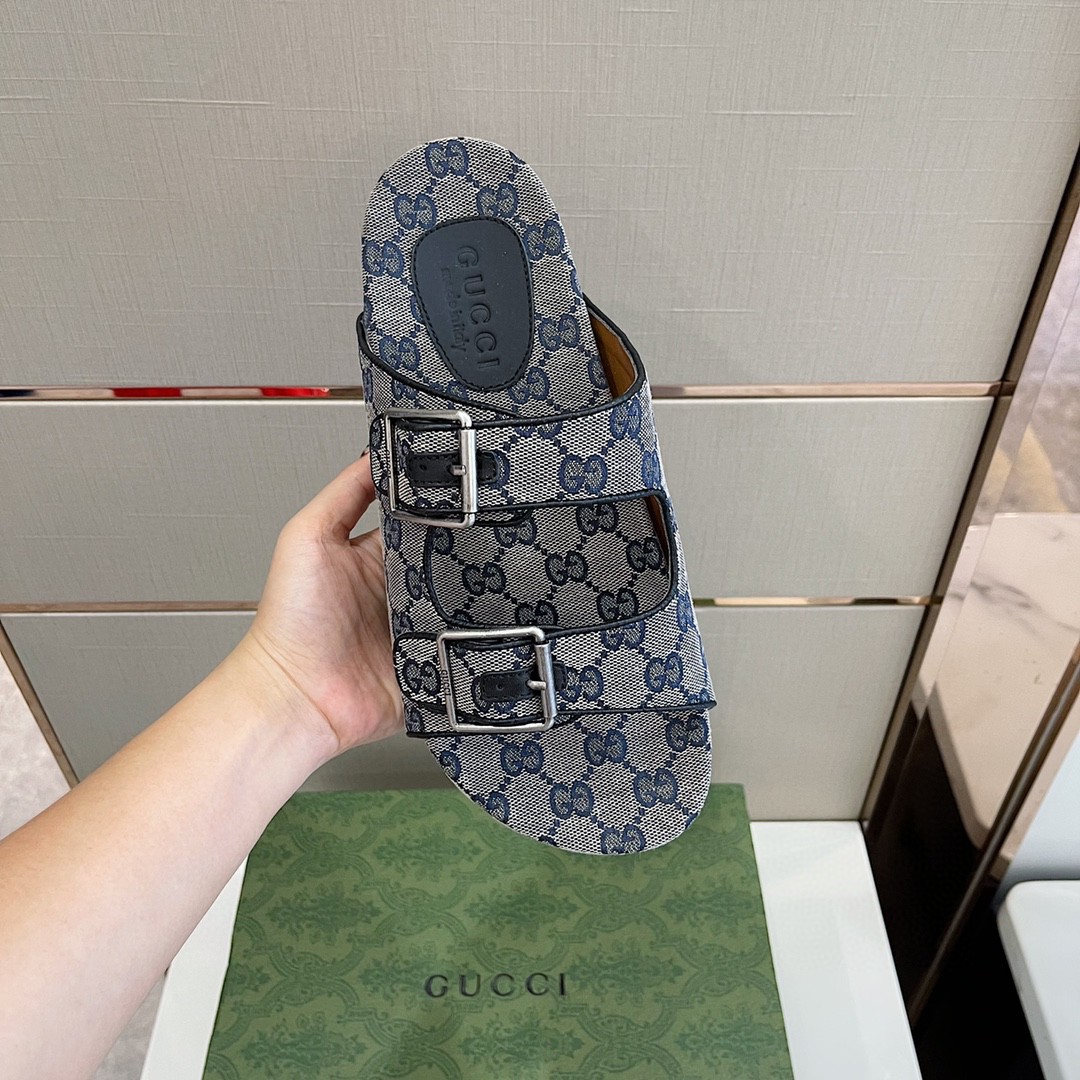 Gvc*1 Women’s Slide Sandal With Straps Blue For Women 658020 2HK60