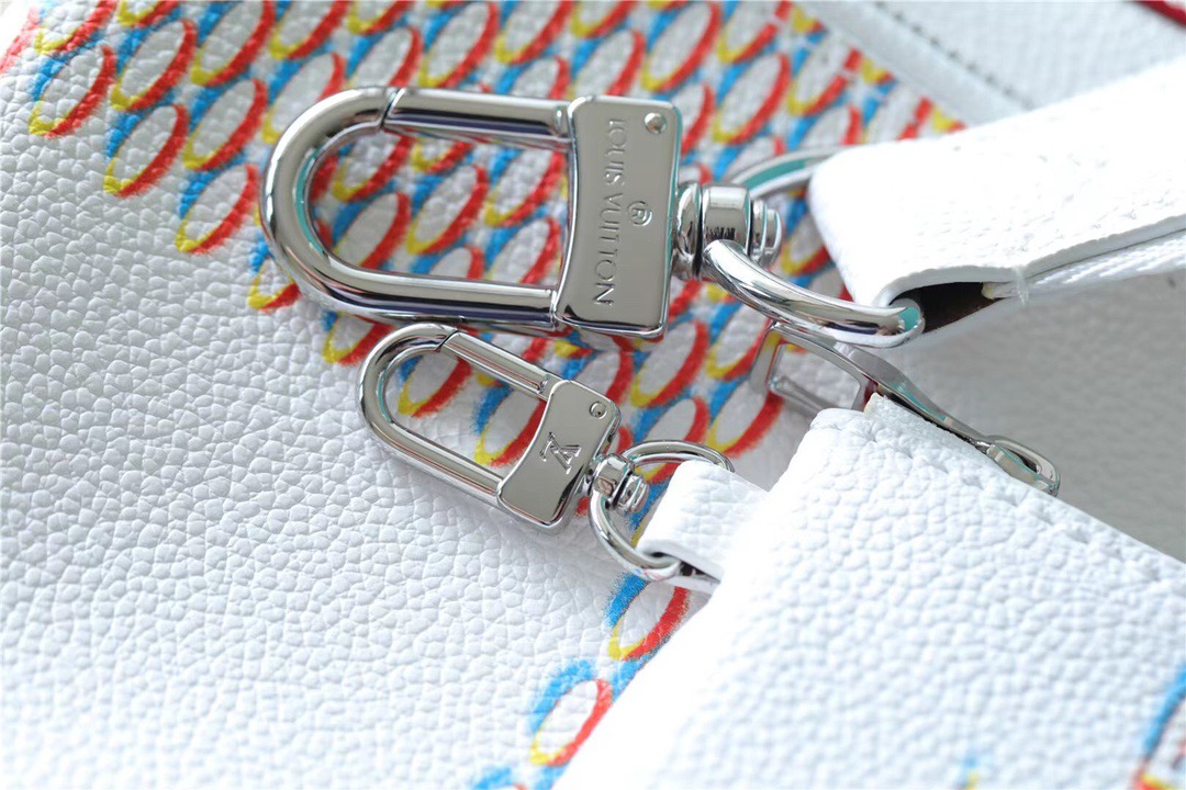 L0vis Vvtt0n Trio Messenger Damier Spray White For Men, Men’s Bags, Shoulder And Crossbody Bags 9.5in/25cm LV M20665