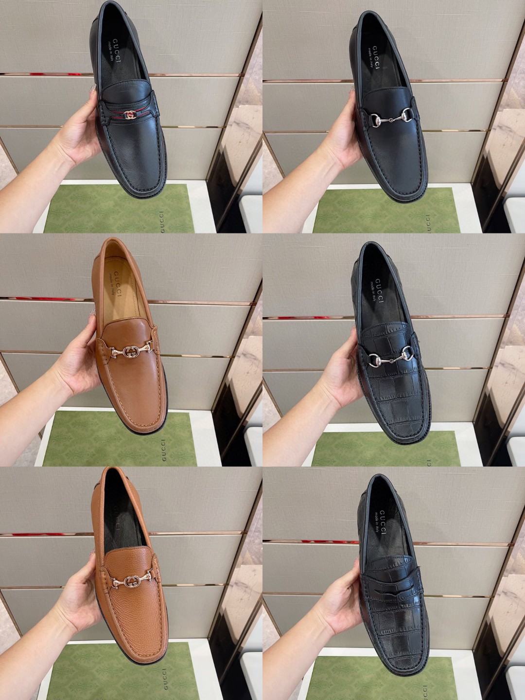 Gvc*1 Men’s Loafer With Interlocking G Black For Men 644724 17X10 1060