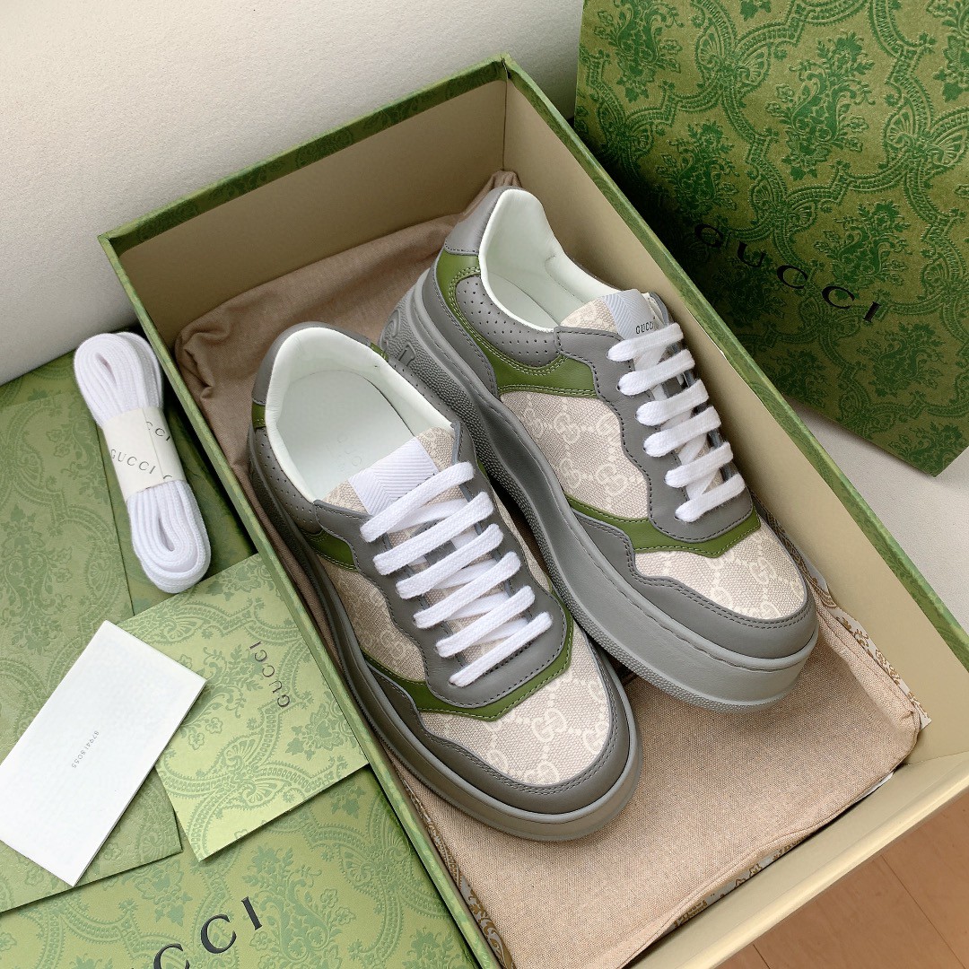 Gvc*1 Men’s GG Sneaker Green And Gray Svp*me For Men 700641 UPG90 1282