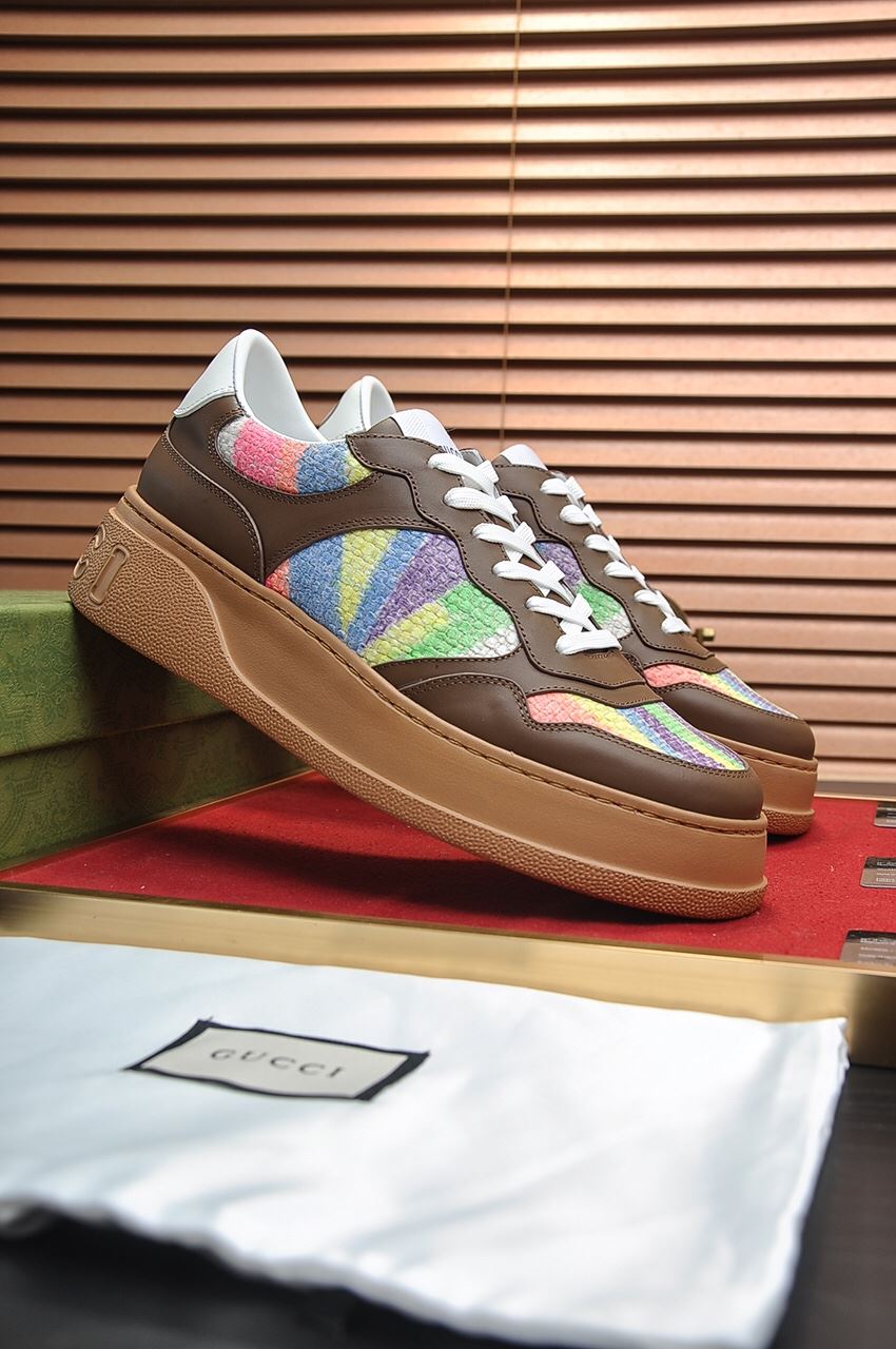 Gvc*1 Men’s Sneaker With Pale Rainbow Brown For Men ‎669582