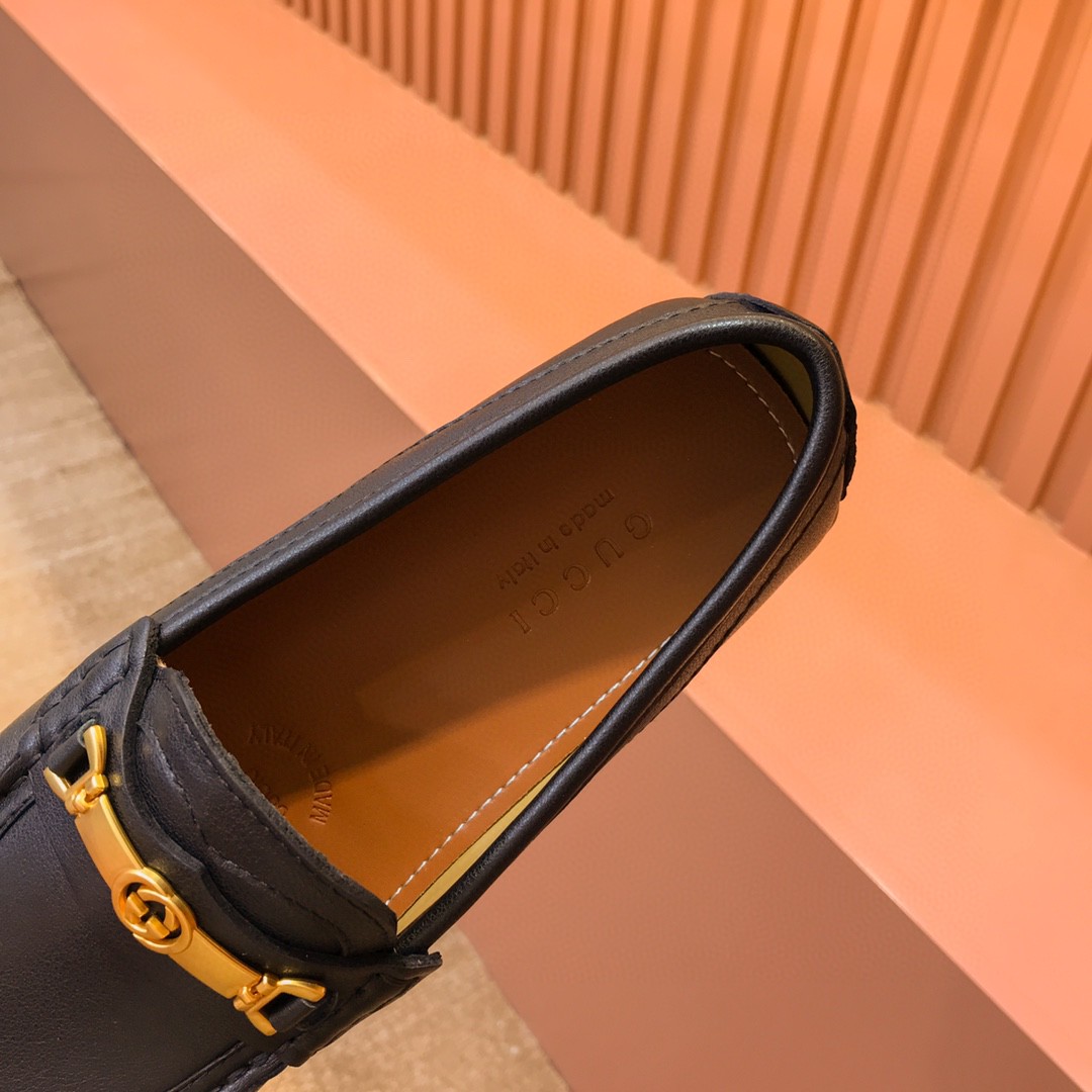 Gvc*1 Men’s Loafer With Interlocking G Horsebit ‎Black For Men 655519