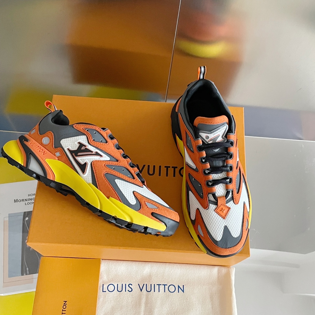 L0vis Vvtt0n Men’s LV Runner Tatic Sneaker Orange For Men LV
