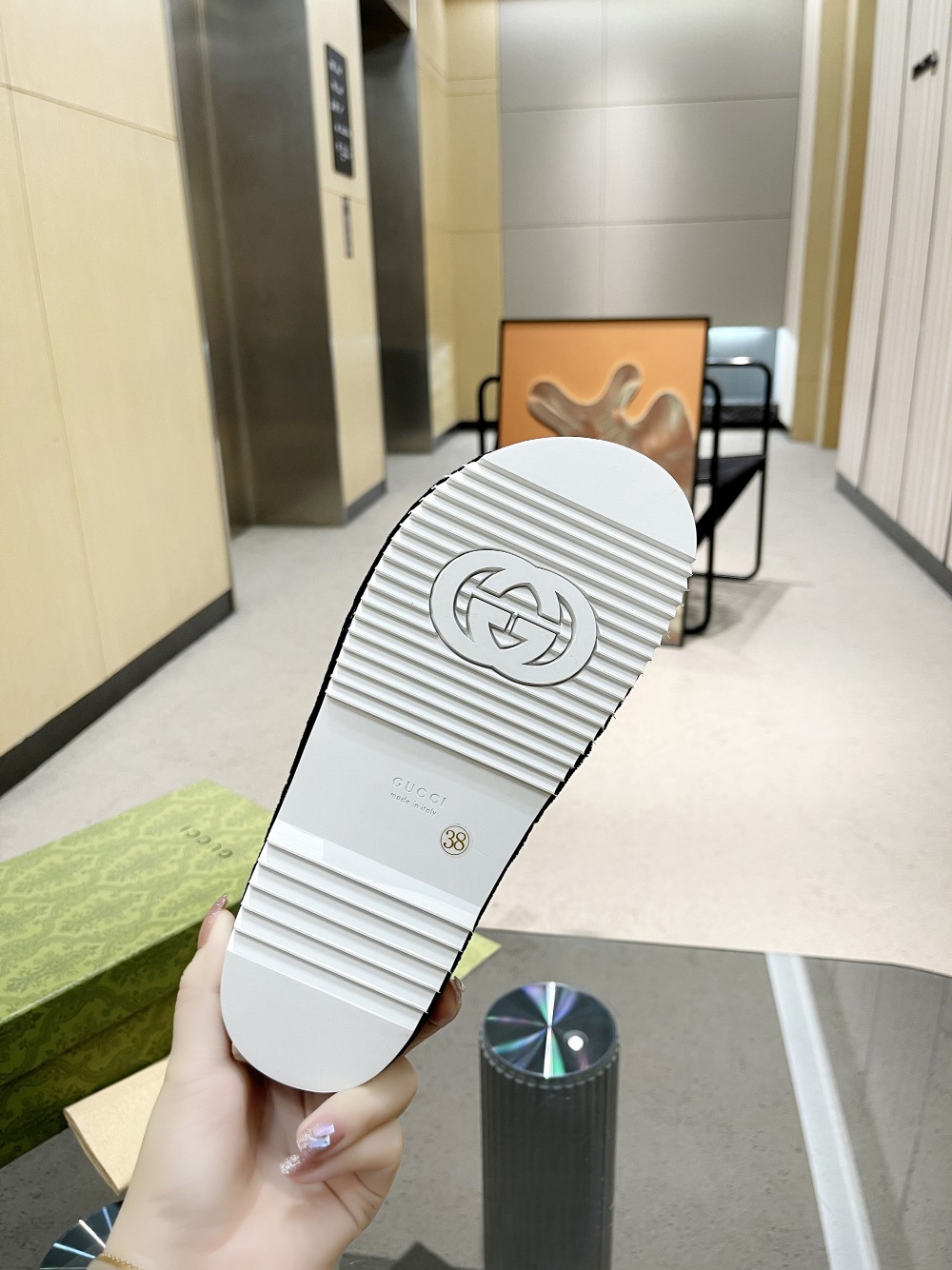 Gvc*1 Women’s GG Platform Sandal Black For Women GG