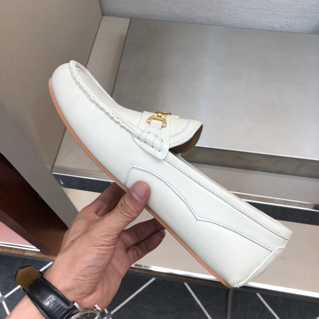 Gvc*1 Men’s Loafer With Interlocking G Horsebit White For Men 655519-1XO00-9022