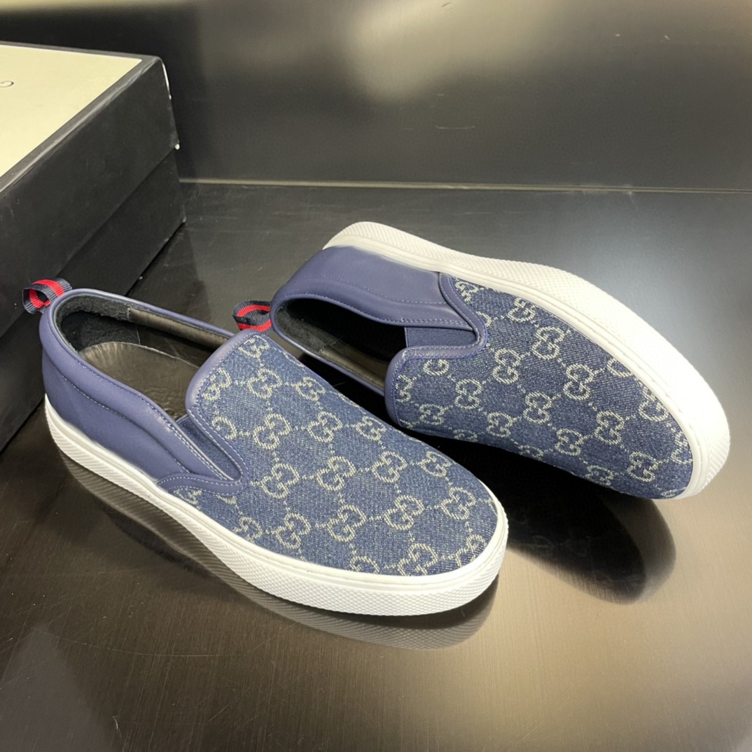 Gvc*1 Men’s GG Svp*me Slip-on Sneaker Blue For Men 407362