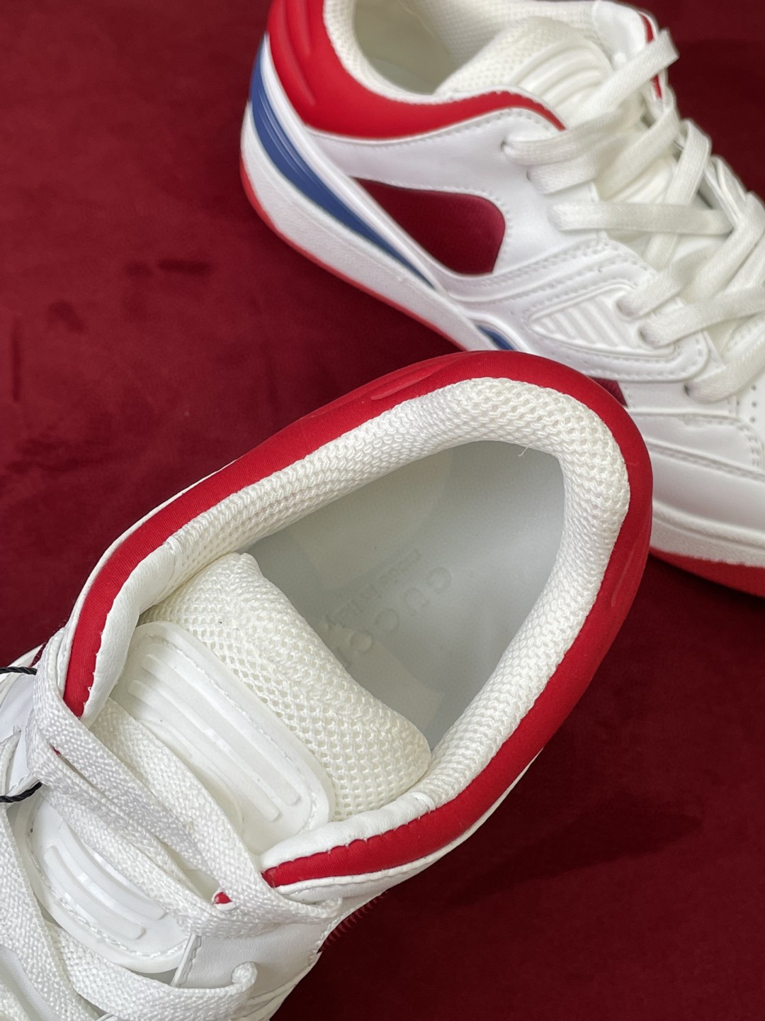 Gvc*1 Men’s Sneaker Gvc*1 Basket Donna White Red Demetra For Men ‎697882 2SHJ0 9090
